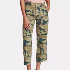 Free People Remy Camo Pants 27 High Rise N…